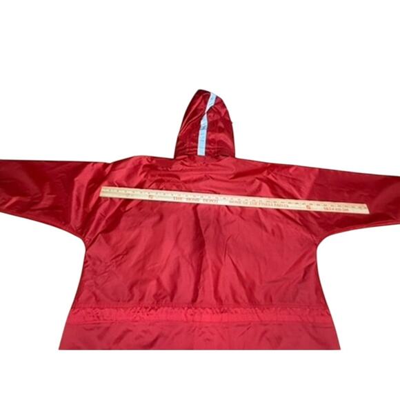 "AVID" Heavy Duty Red Jacket Emergency Windbreaker Water Resistant SZ XL Mens - Picture 10 of 14